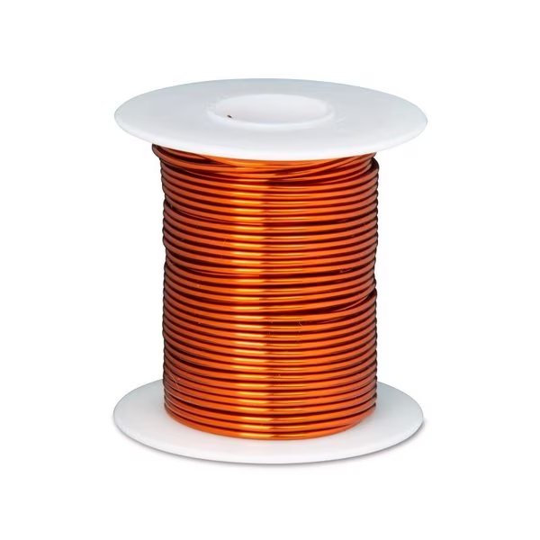 Magnet Wire, 240C, Heavy Build Enameled Copper Wire, 14 AWG, 8 oz, 40Ft Length, 00682 Dia, Nat, Remington Industries, Mfr#: 14H240P.5